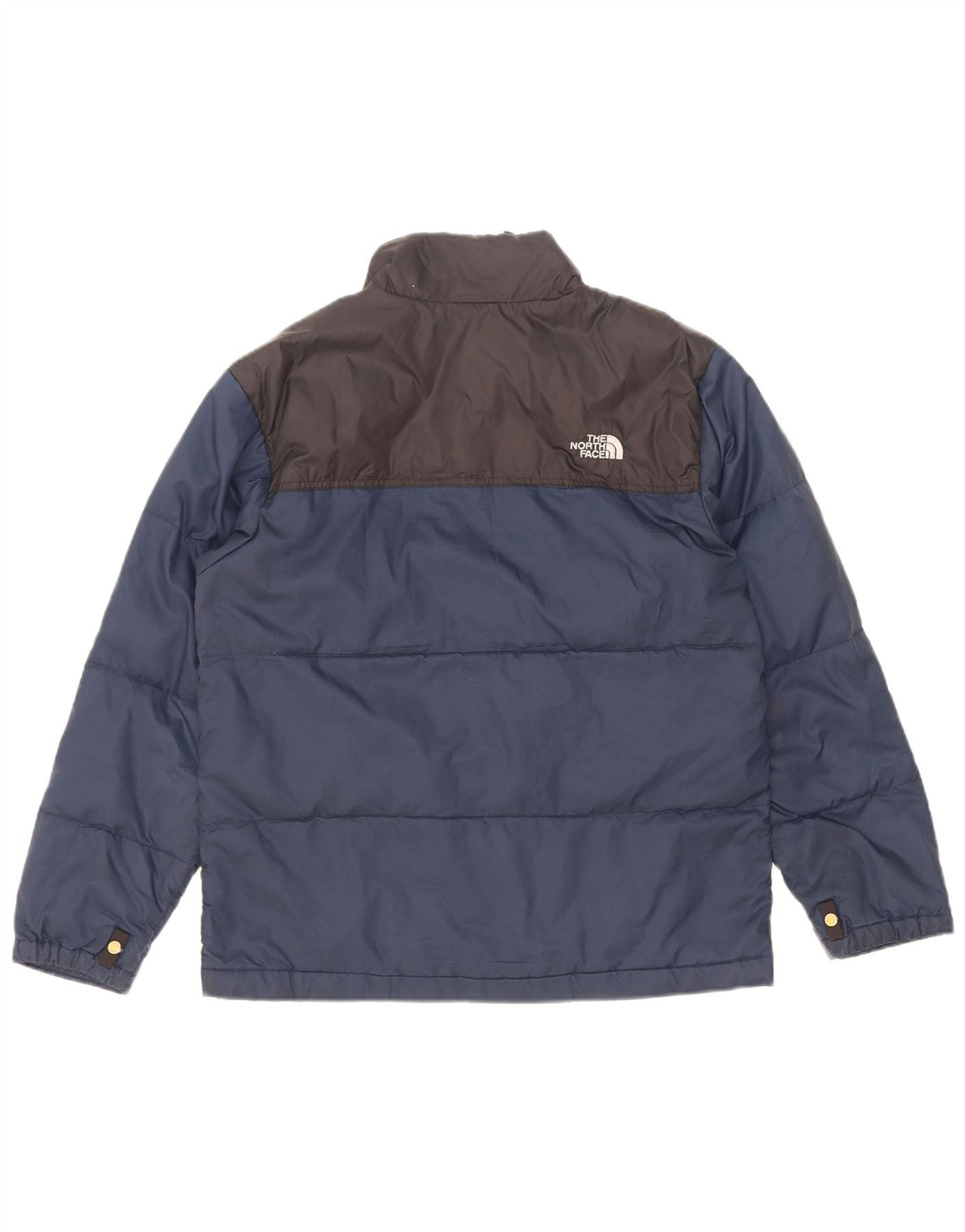 Стеганая куртка The North Face для мальчиков 14–15 лет, большая синяя цветная блокировка