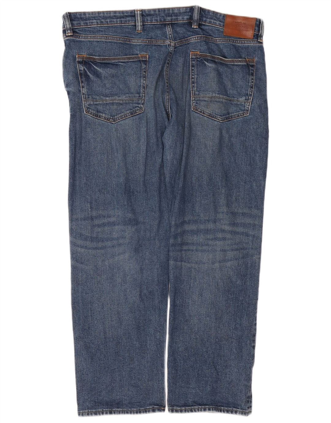 Мужские прямые джинсы Marks & Spencer W38 L29 синие, хлопок