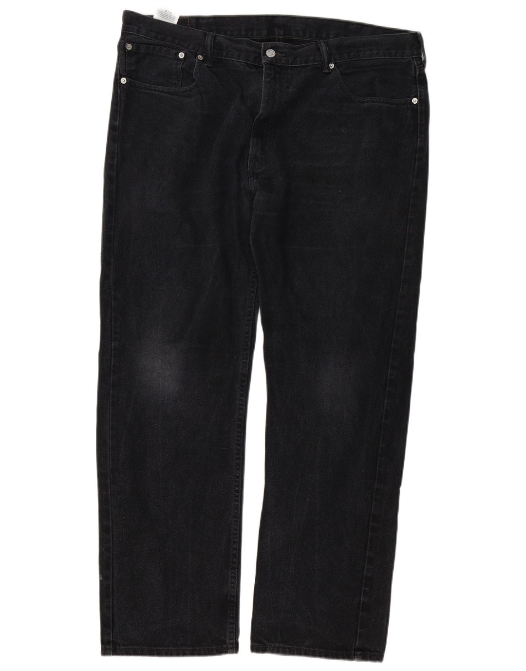 Мужские прямые джинсы LEVI'S 505 W40 L32, черный хлопок