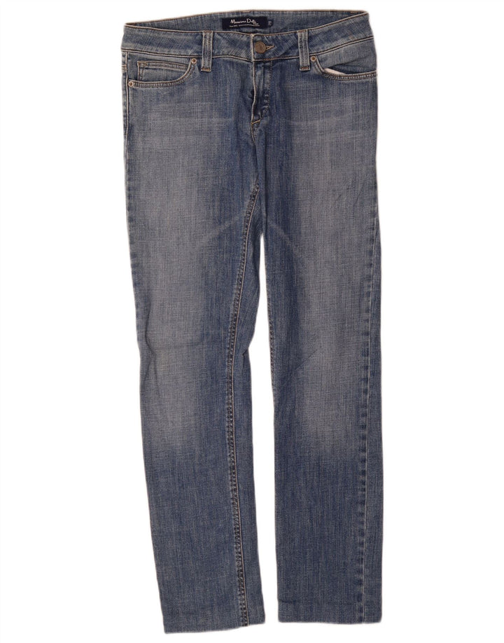 Женские узкие джинсы Massimo Dutti W28 L30 синие