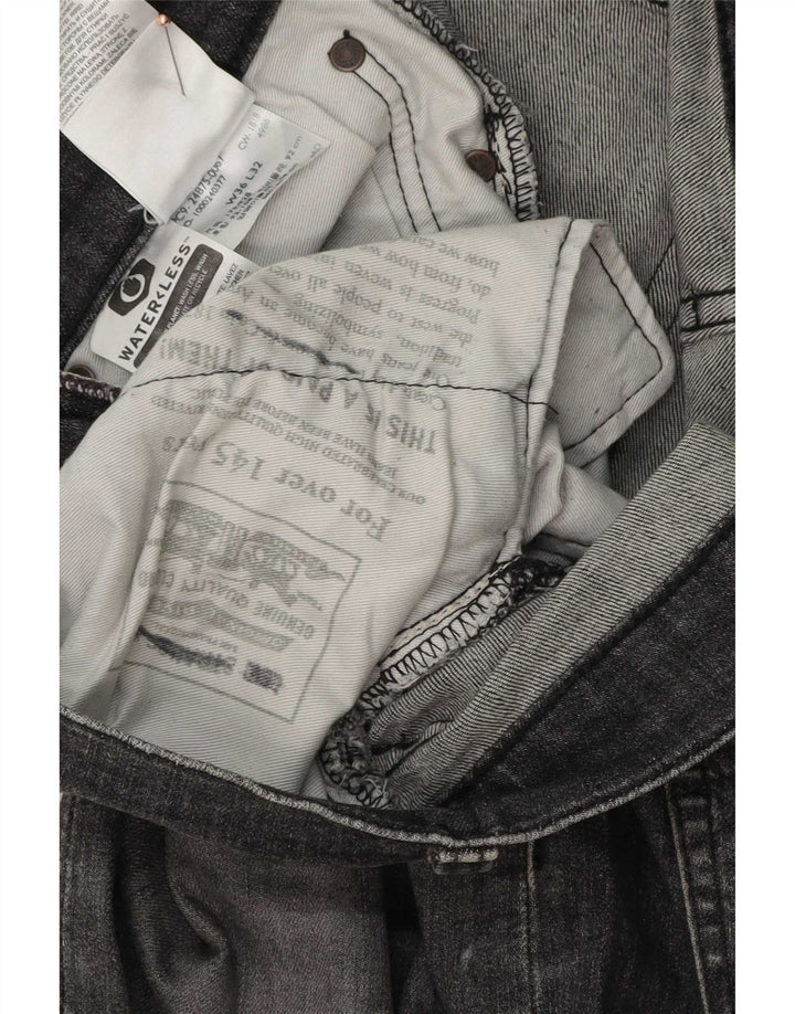 Мужские узкие джинсы Levi's W36 L32 Серые хлопковые