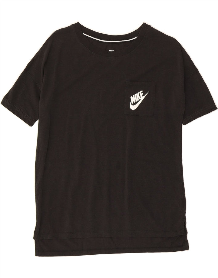 NIKE Mens T-Shirt Top Small Black Modal Vintage Nike and Second-Hand Nike from Messina Hembry 