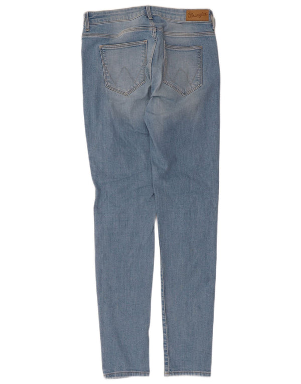 Женские джинсы скинни Wrangler W28 L32 синие, хлопок