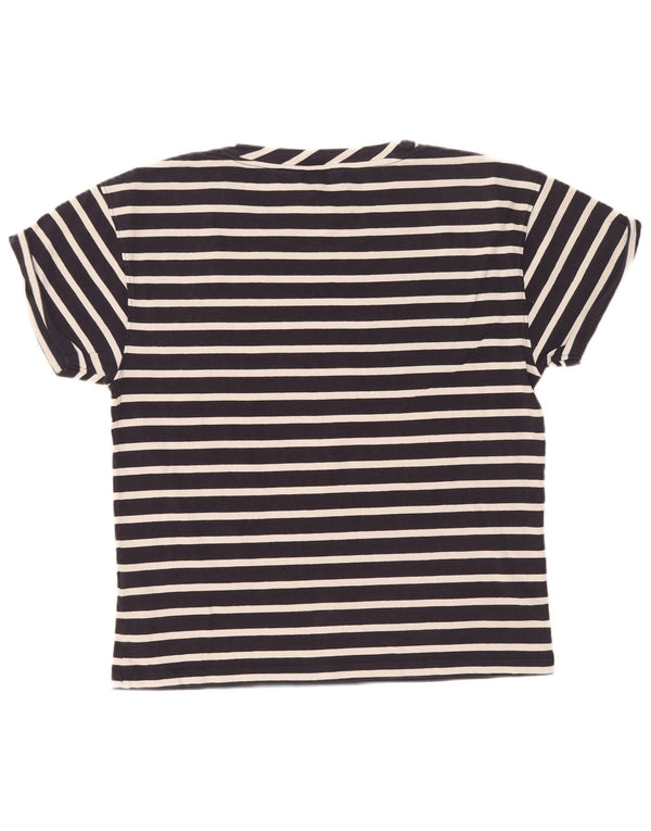 Женская футболка Tommy Hilfiger Top UK 14 Medium Navy Blue в полоску