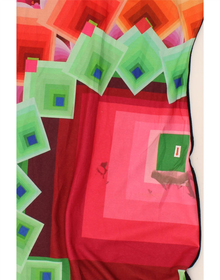 DESIGUAL Womens Sleeveless Sheath Dress UK 12 MMedium Multicoloured Vintage Desigual and Second-Hand Desigual from Messina Hembry 