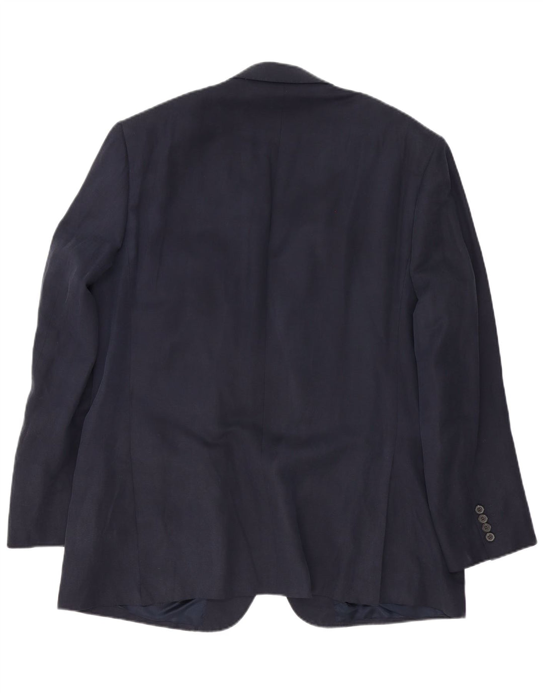 Мужской пиджак Marks & Spencer с двумя пуговицами, Великобритания, 46 XL, темно-синий, шелковый