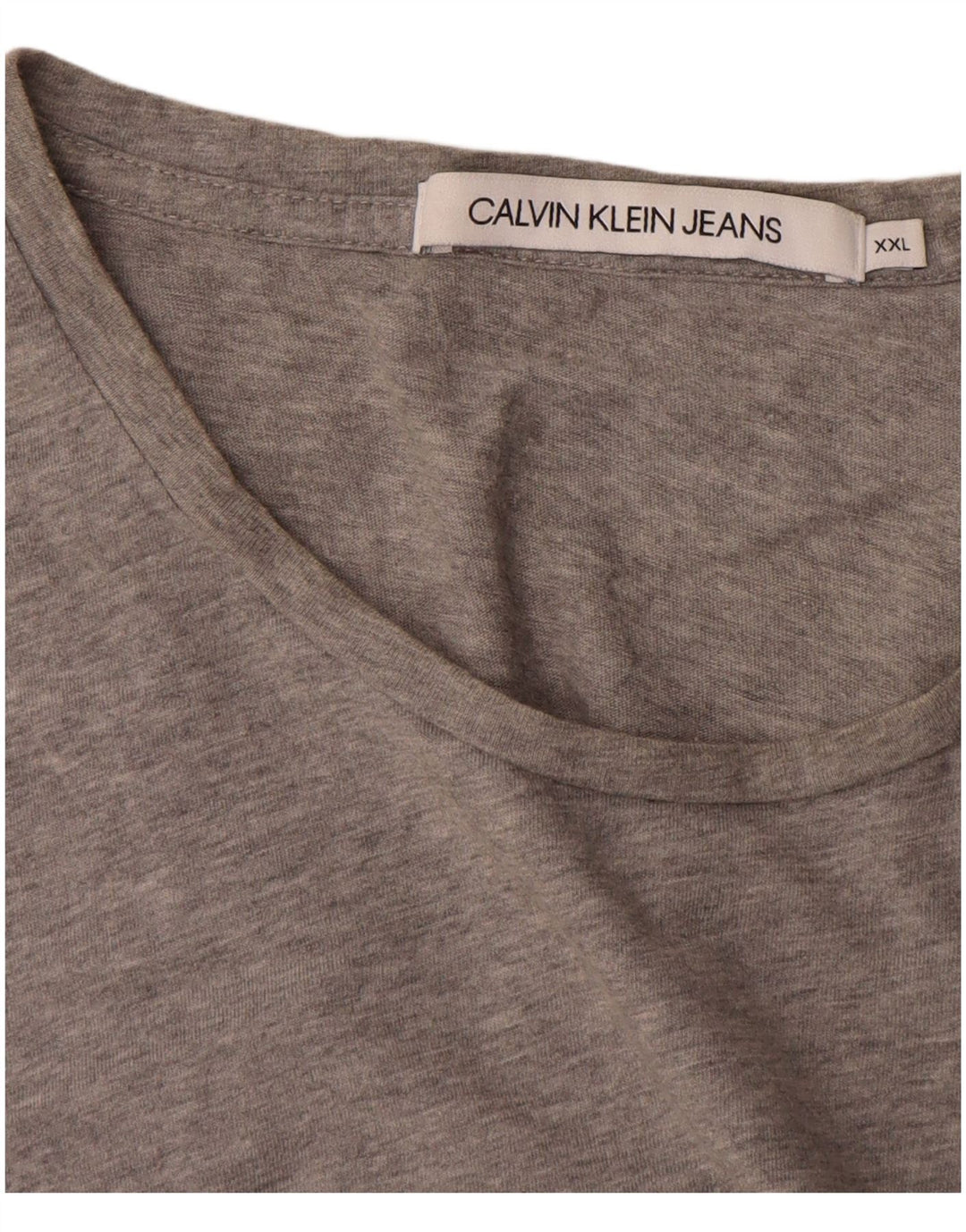 Мужская футболка с рисунком Calvin Klein Jeans Top 2XL Серая