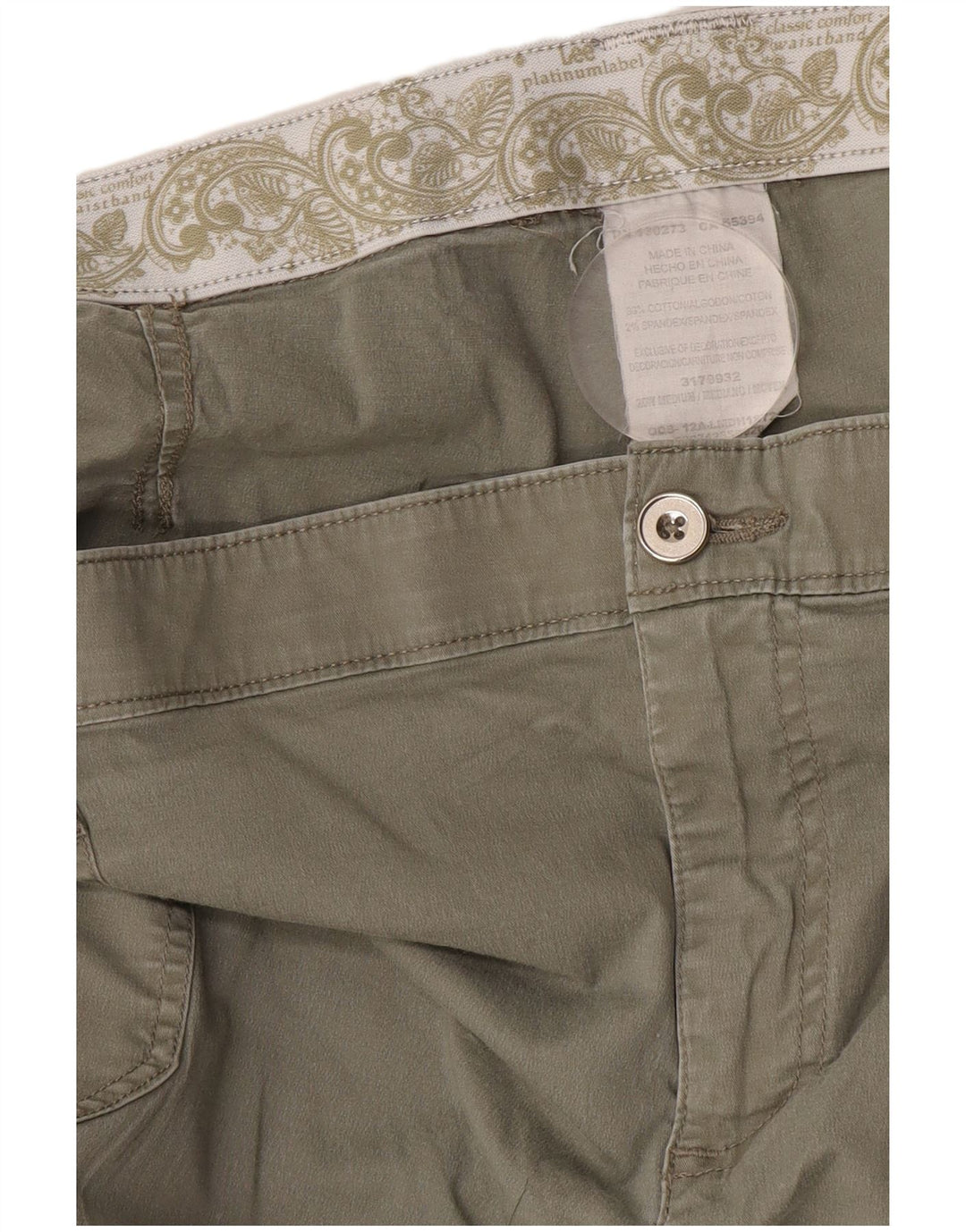Женские капри Lee W40 L19 серые, хлопок