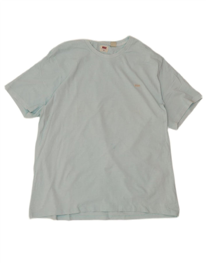 LEVI'S Mens T-Shirt Top 2XL Blue Cotton