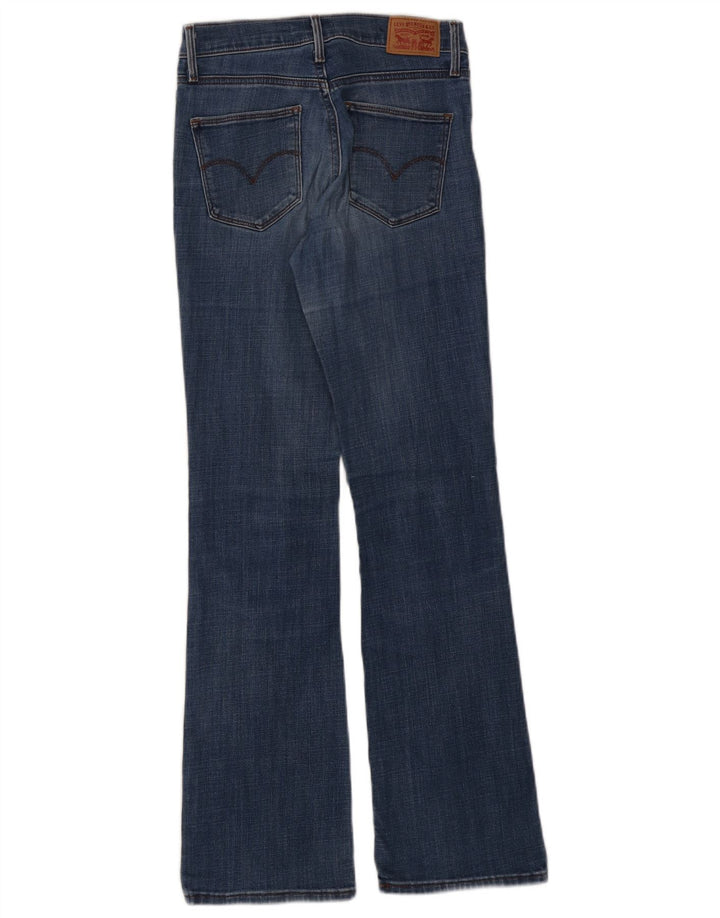 Женские утягивающие джинсы LEVI'S Bootcut W26 L32 Синие, хлопок