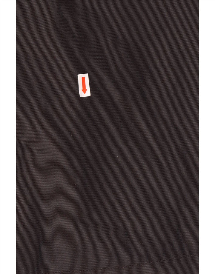 BURBERRY Мужское пальто UK 40 большое черное из полиамида Classic