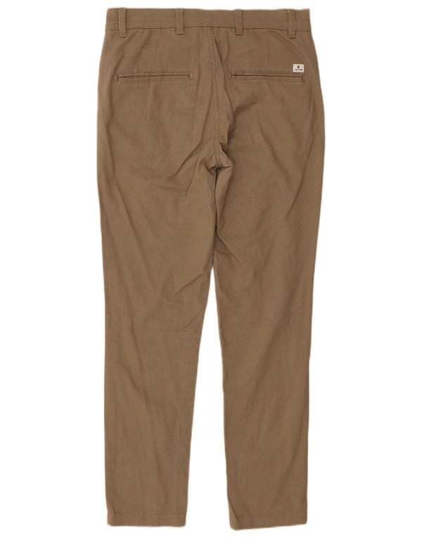 Мужские брюки-чиносы Jack & Jones W28 L27 бежевого цвета, хлопок