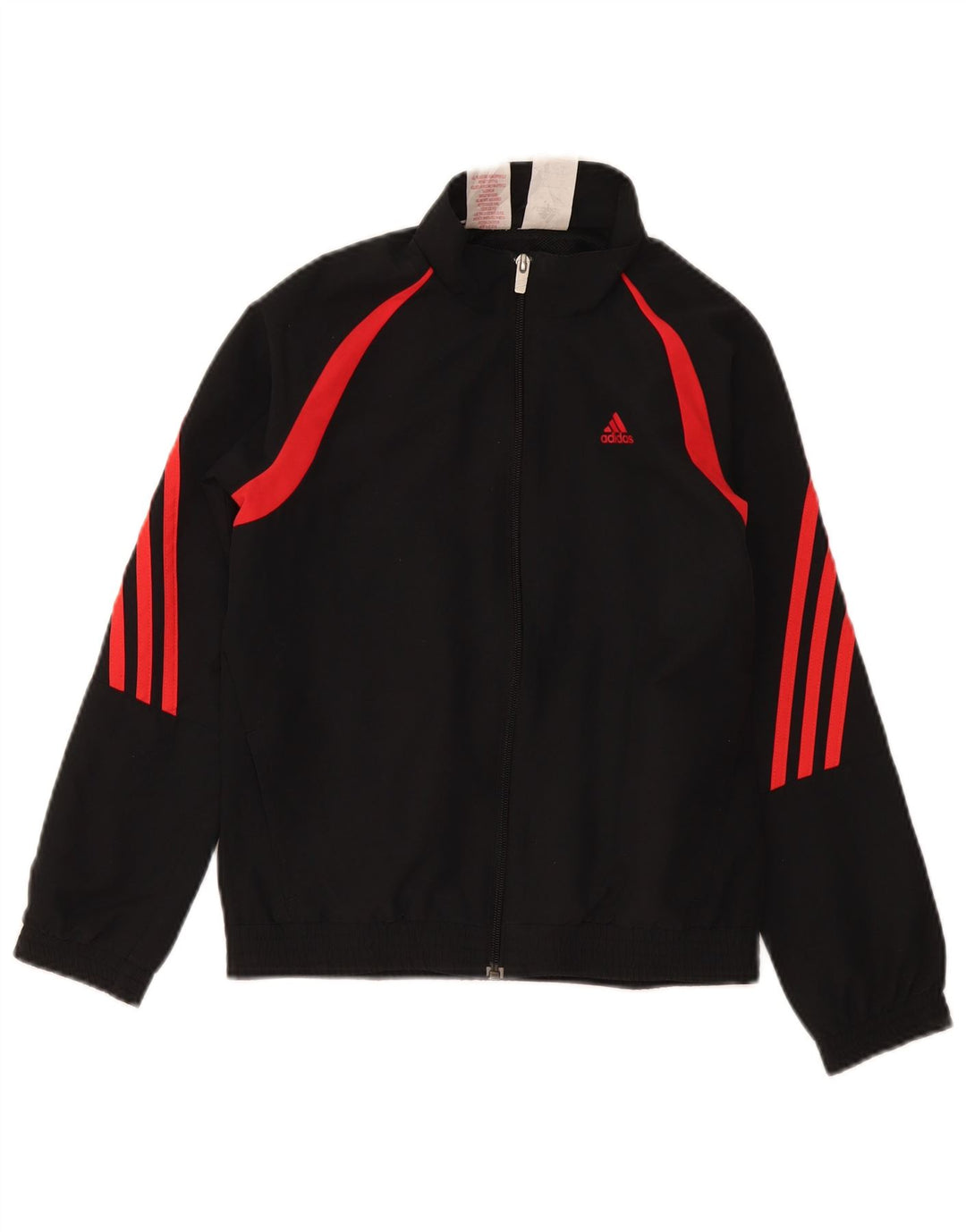 Спортивный костюм Adidas для мальчиков с графическим рисунком, верхняя куртка 9-10 лет, черный с цветными блоками