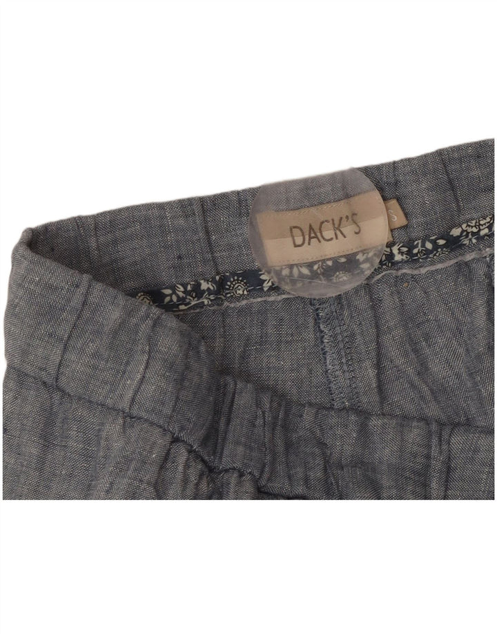 Женские широкие брюки чинос DACK'S, маленькие W30 L27, синие