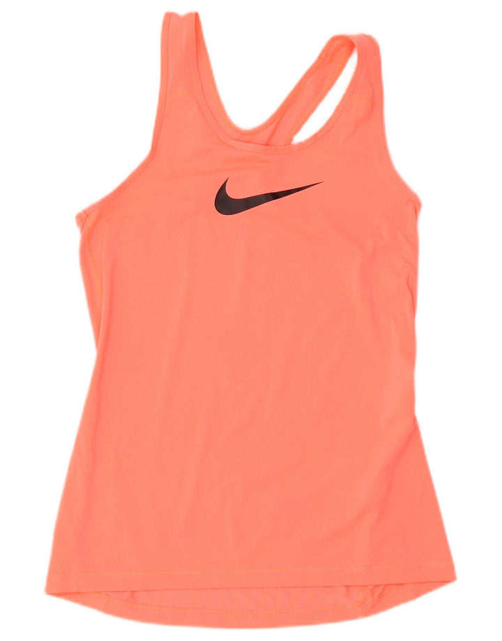 Женский жилет с графическим принтом Nike Dri Fit UK 12, средний розовый полиэстер