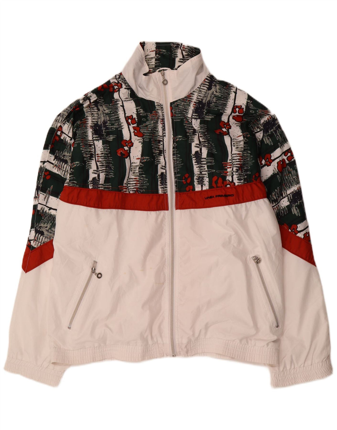 LINEA PRIMERO Мужской спортивный костюм, верхняя куртка, размер 46/48, 2XL, белый