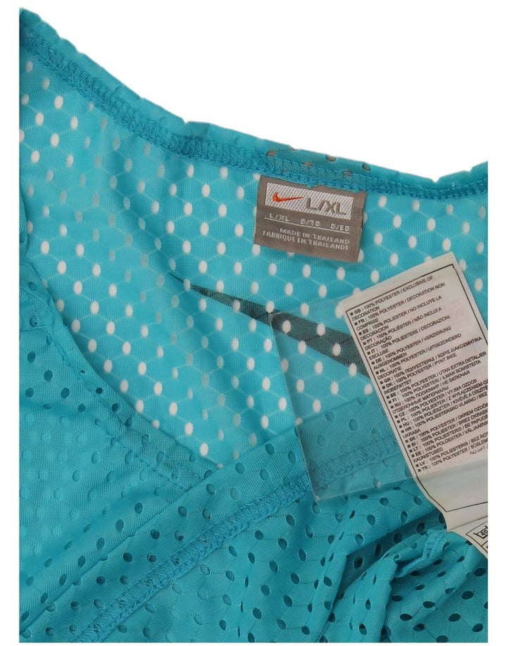 Мужской жилет с графическим рисунком Nike, большой синий полиэстер