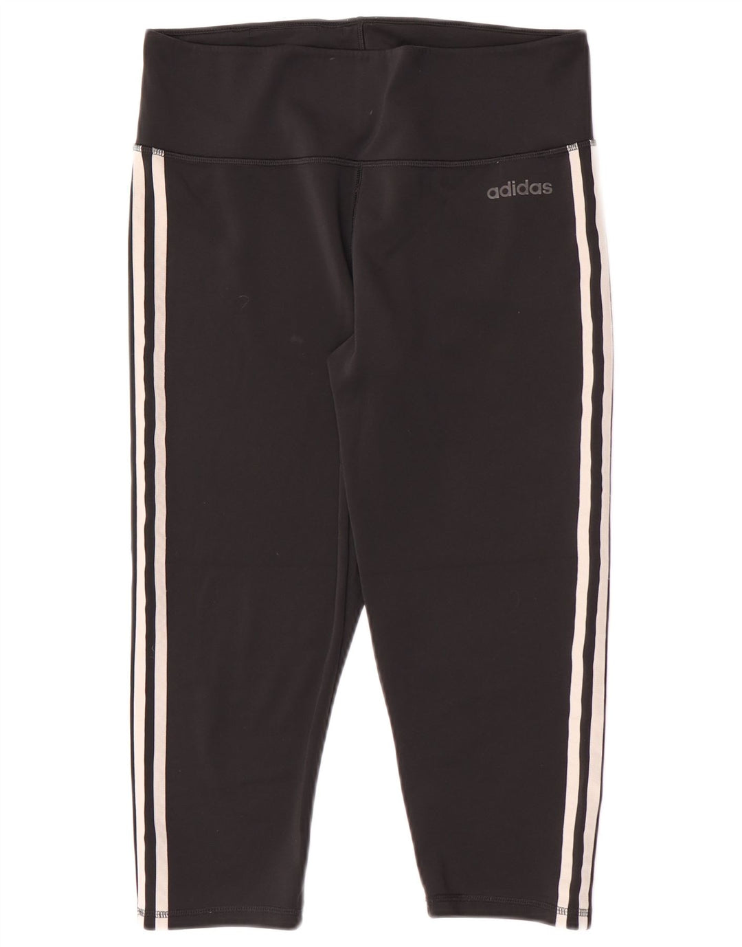 Женские леггинсы-капри Adidas Climalite UK 16/18, большой черный полиэстер