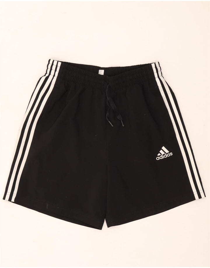 Мужские спортивные шорты Adidas средние черные