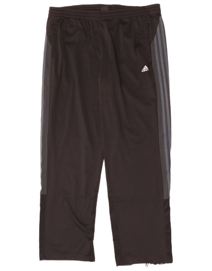 Мужские спортивные брюки Adidas XL черные из полиэстера