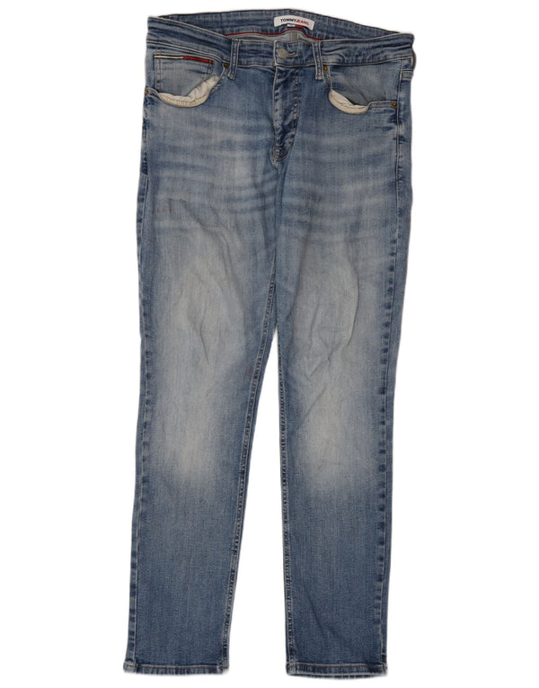 Мужские джинсы скинни Tommy Hilfiger W33 L32, синий хлопок