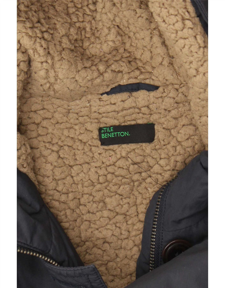 Женская парка Benetton UK 14 Medium Navy Blue