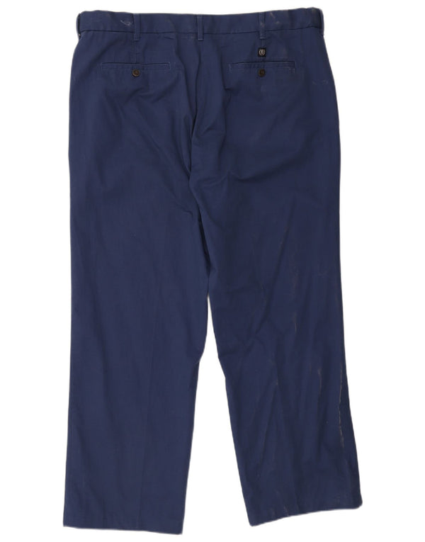Мужские прямые брюки чинос Marks & Spencer Blue Harbour W40 L30 темно-синие