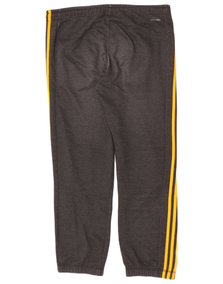 Мужские спортивные брюки Adidas Climalite, брюки для бега, средний серый полиэстер