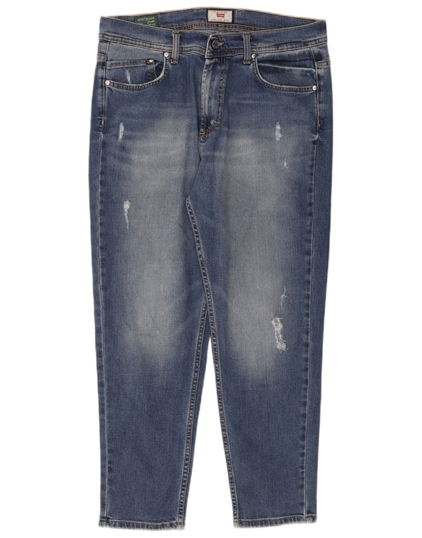 Мужские зауженные джинсы CARRERA IT 50, большие W34 L26, синий хлопок