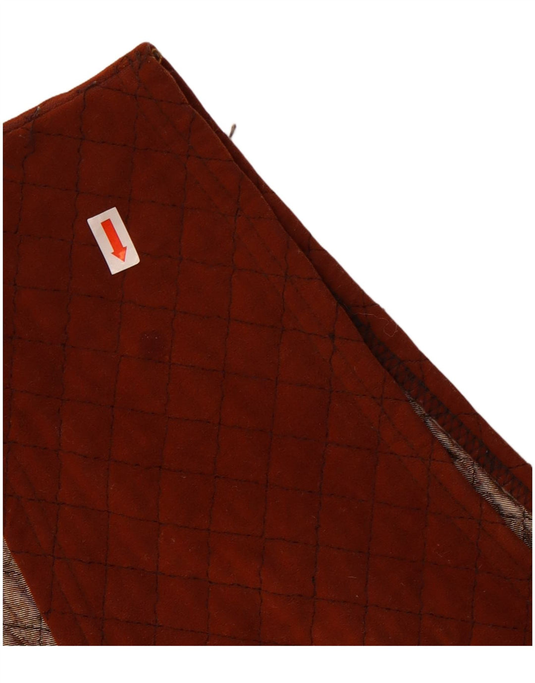 Винтажный мужской жилет маленький коричневый