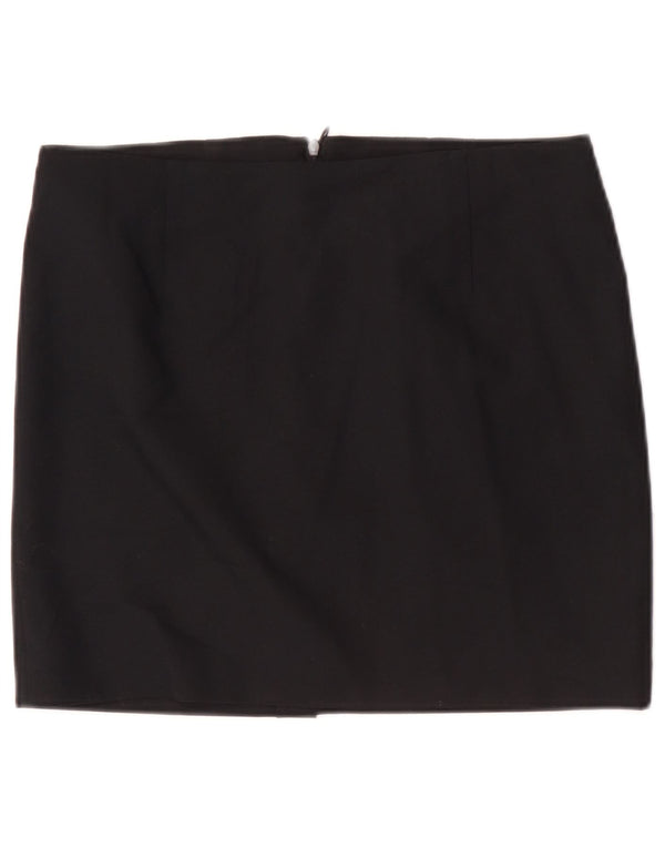 Женская мини-юбка Zara Medium W28, черный полиэстер