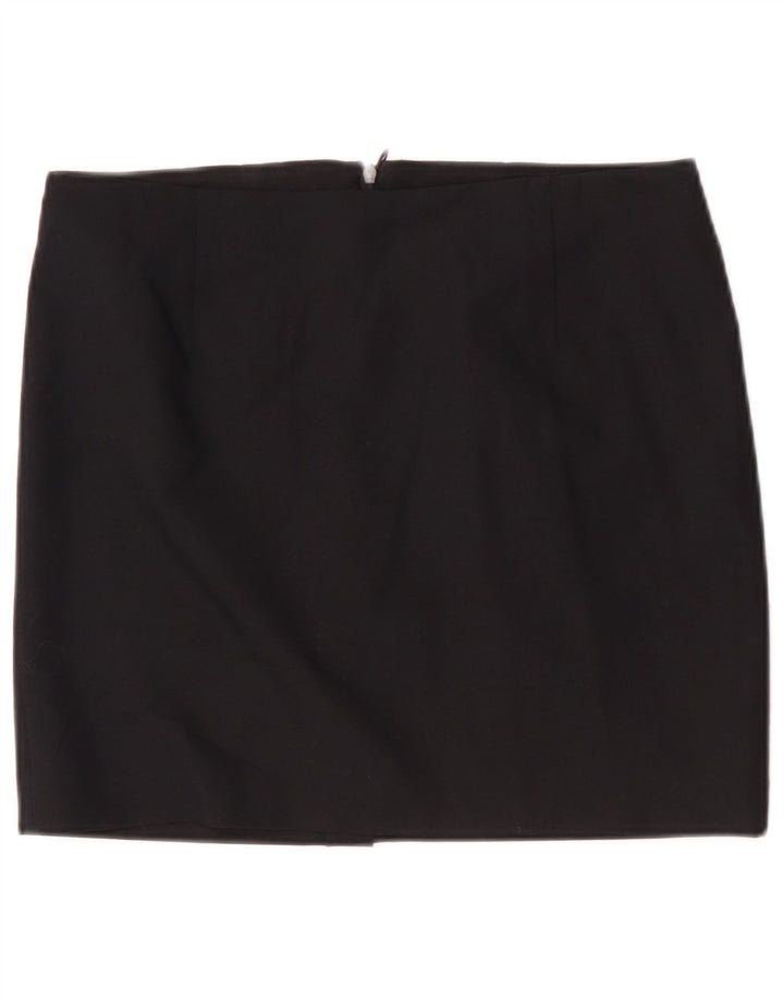 Женская мини-юбка Zara Medium W28, черный полиэстер