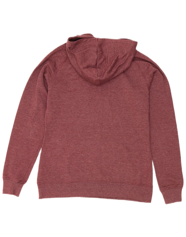 Женский джемпер с капюшоном с рисунком The North Face, размер UK 10, маленький бордовый хлопок, хлопок
