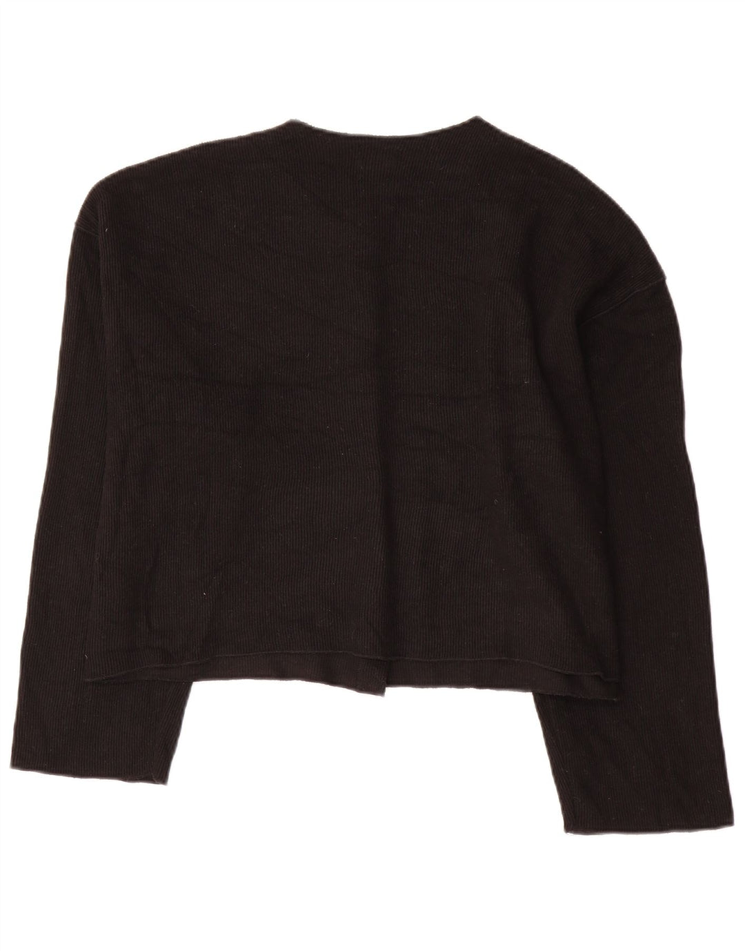 Женский укороченный кардиган Zara UK 18 XL, черный полиэстер