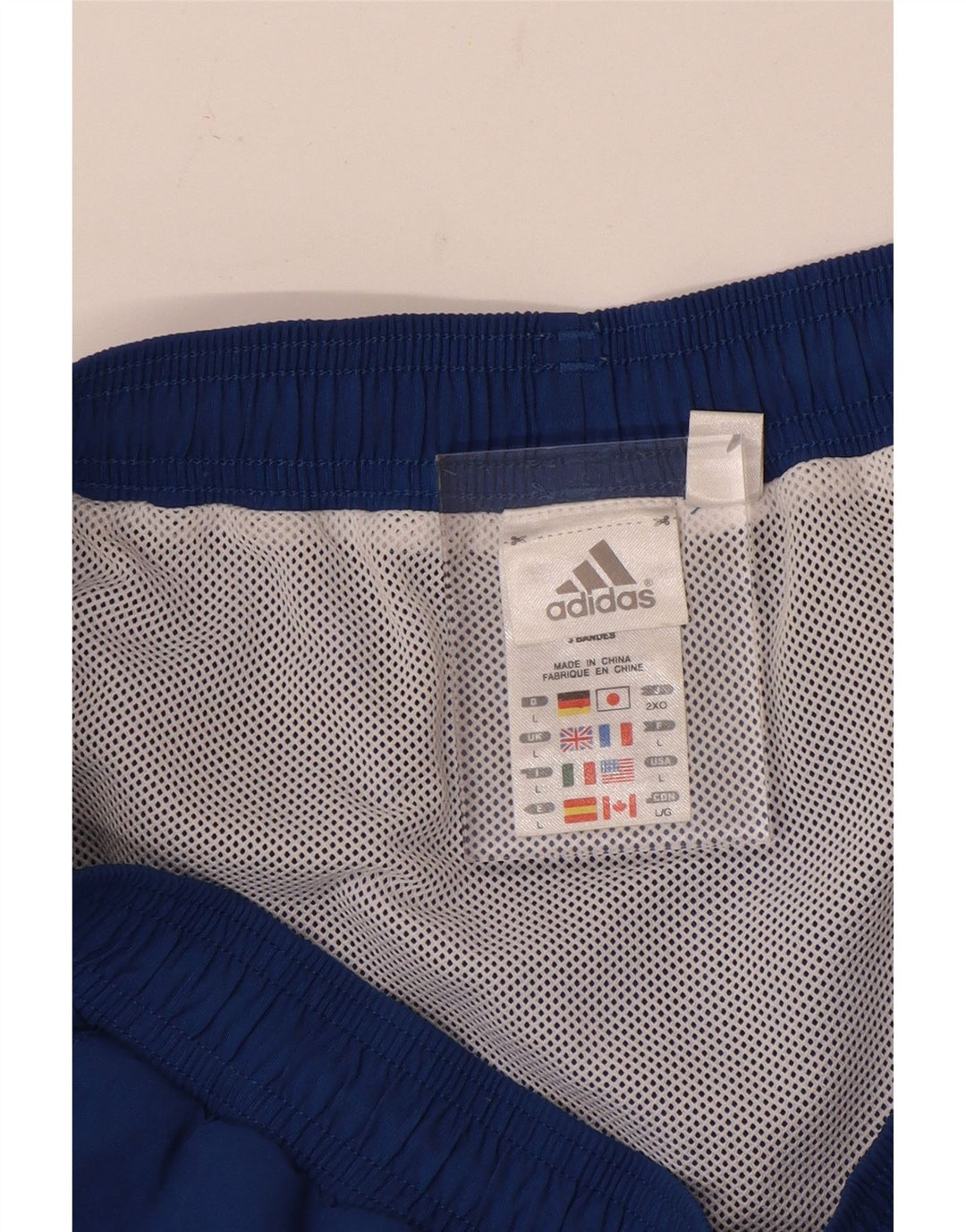 Мужские шорты для плавания Adidas, большие синие нейлоновые