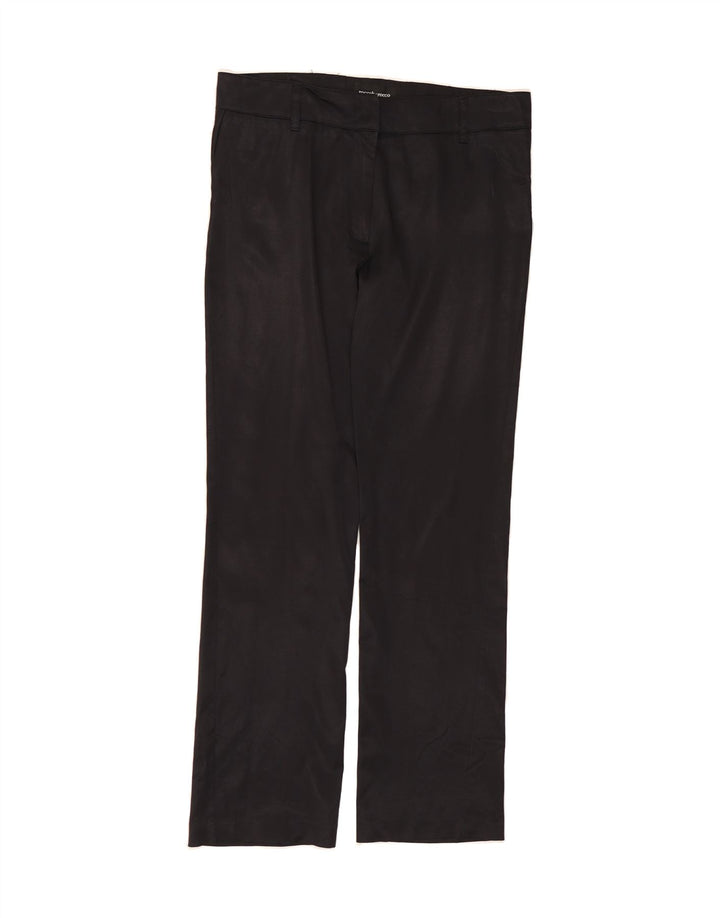 ROCCOBAROCCO Womens Straight Casual Trousers IT 42 Medium W32 L28 Black Vintage Roccobarocco and Second-Hand Roccobarocco from Messina Hembry 
