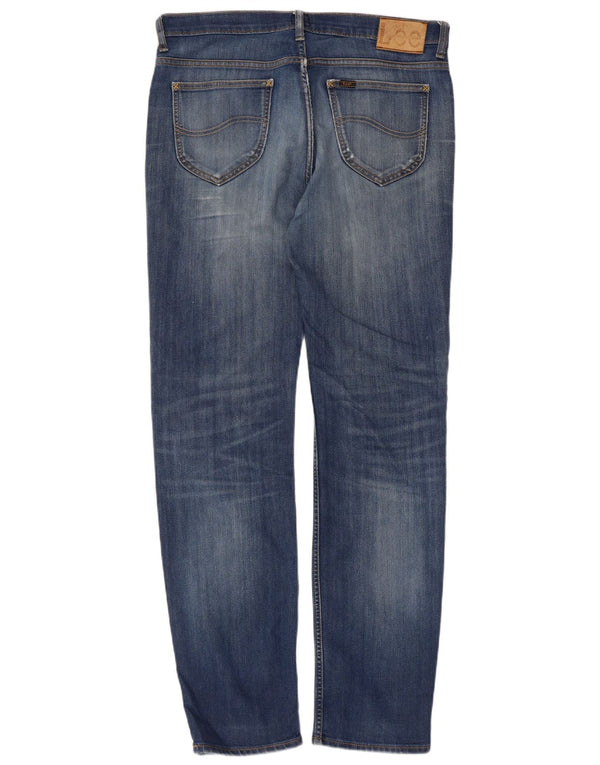 Мужские джинсы Lee Rider Slim W34 L32, синий хлопок