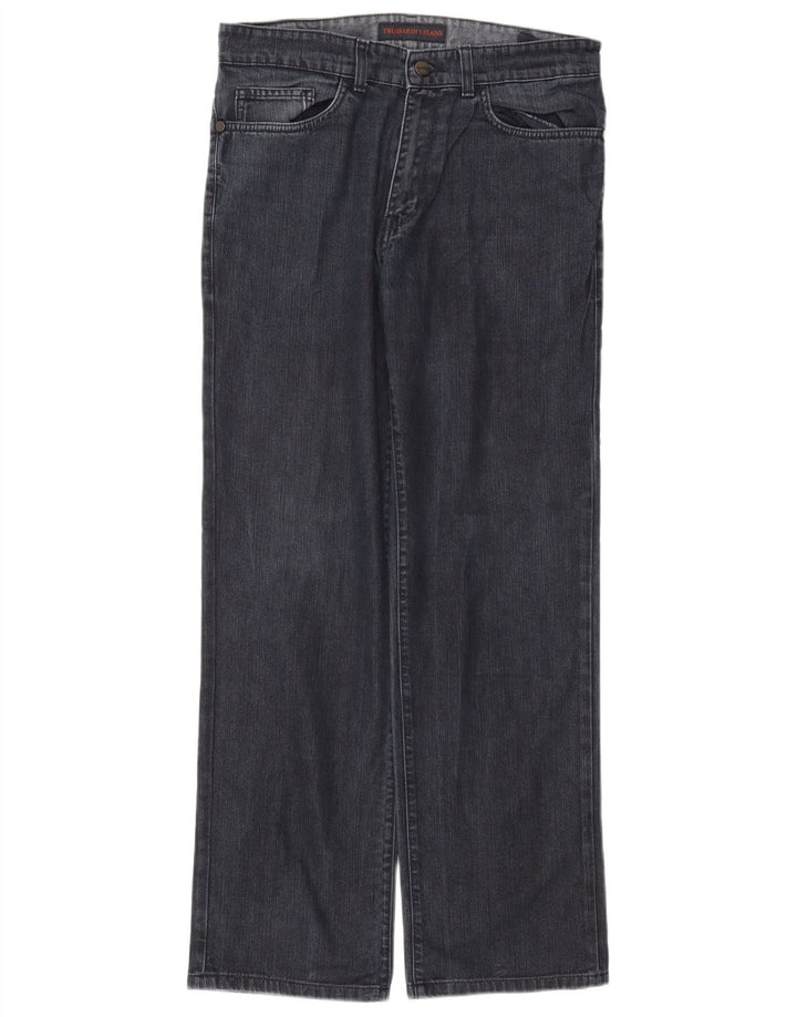 Мужские прямые джинсы Trussardi W34 L30 темно-синие