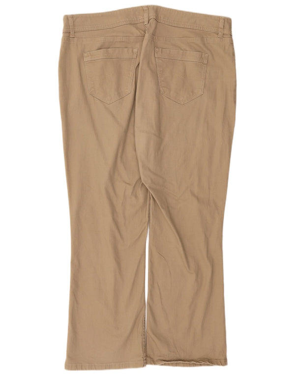 Lee Mens Straight Casual Trousers US 20 3XL W40 L27 Beige Cotton