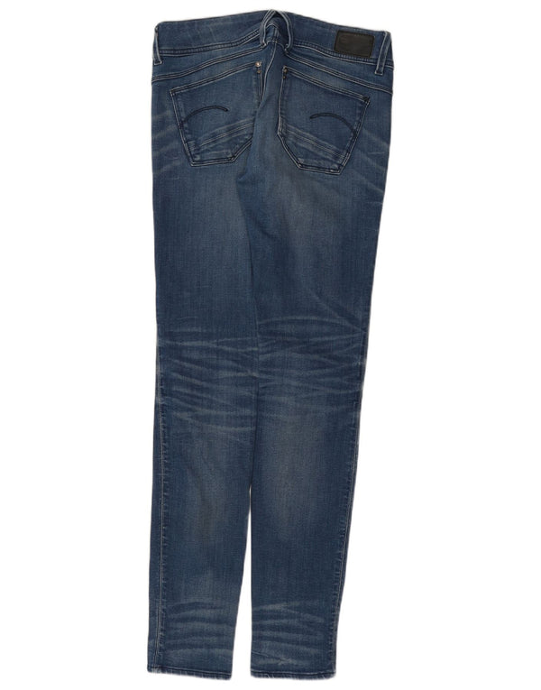 Женские джинсы скинни с низкой талией G-STAR W28 L32, синий хлопок