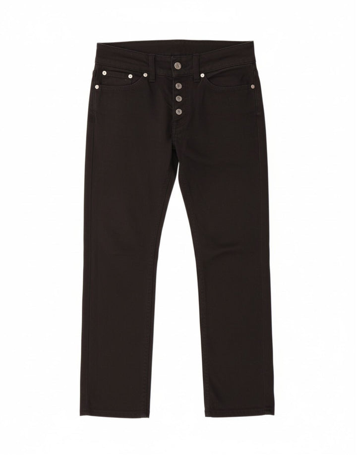 DONDUP Womens Straight Jeans W27 L27 Black Cotton