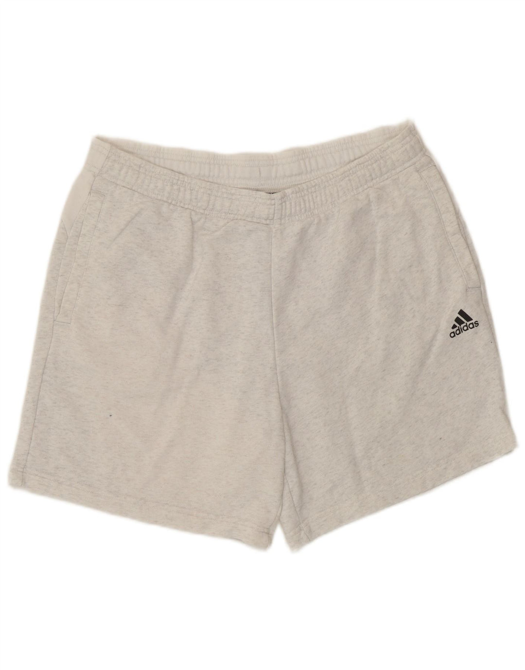 Мужские спортивные шорты Adidas, большие серые, хлопок