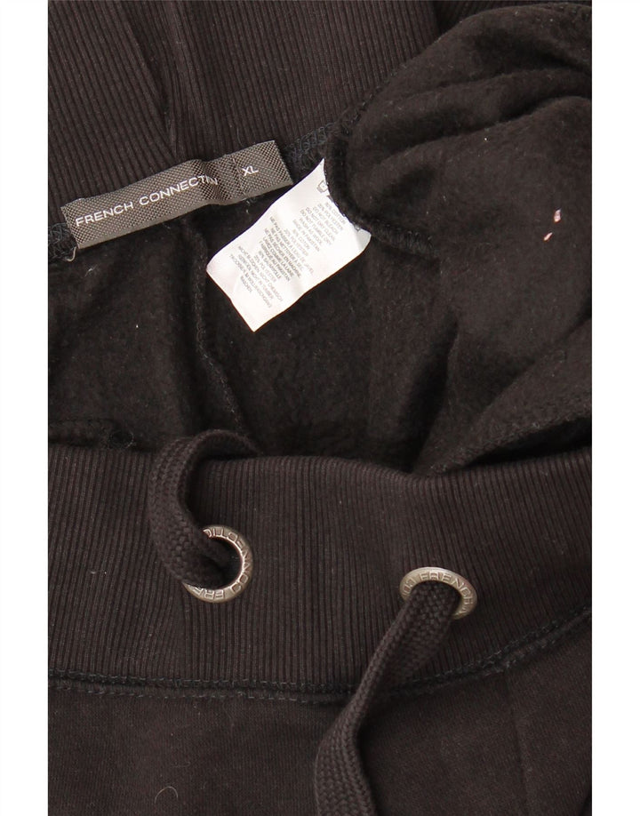 FRENCH CONNECTION Мужские спортивные брюки Джоггеры XL, черный хлопок