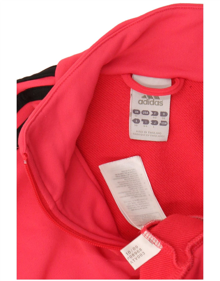 Женский спортивный костюм ADIDAS Top Jacket UK 12, полиэстер среднего розового цвета
