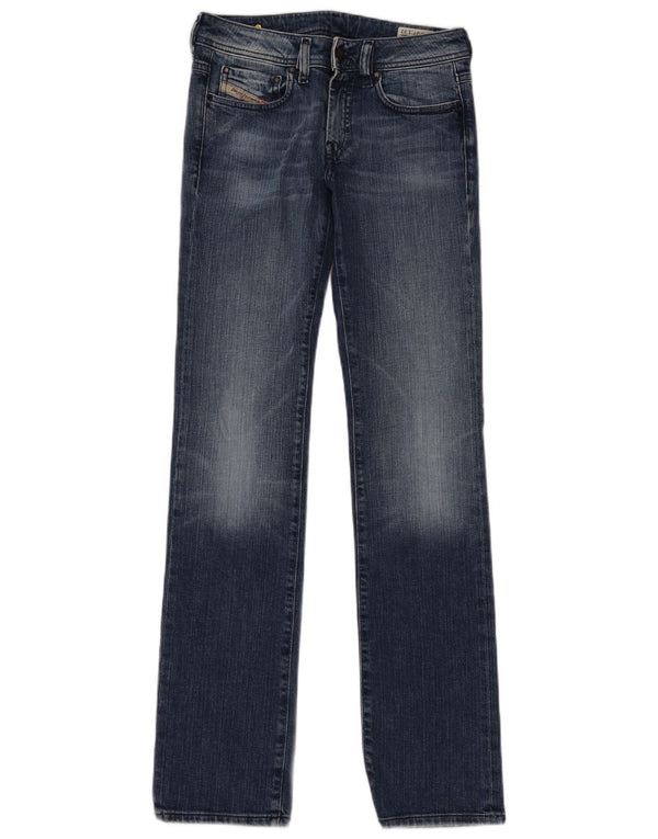 Женские прямые джинсы Diesel Ronhy W27 L32, синий хлопок