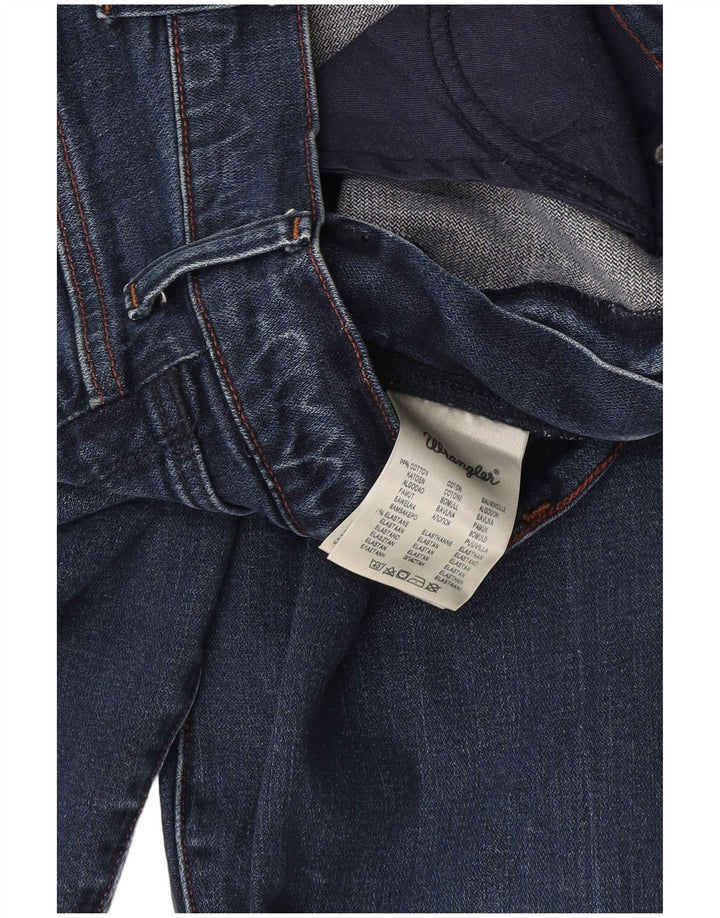 Мужские прямые джинсы Wrangler W34 L32, синий хлопок