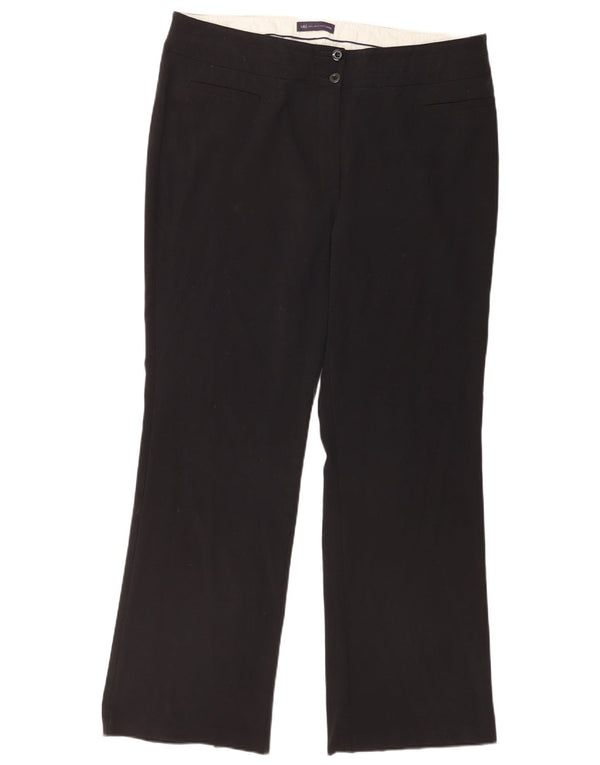 Женские повседневные брюки Marks & Spencer Bootcut UK 18 XL W38 L32 черные