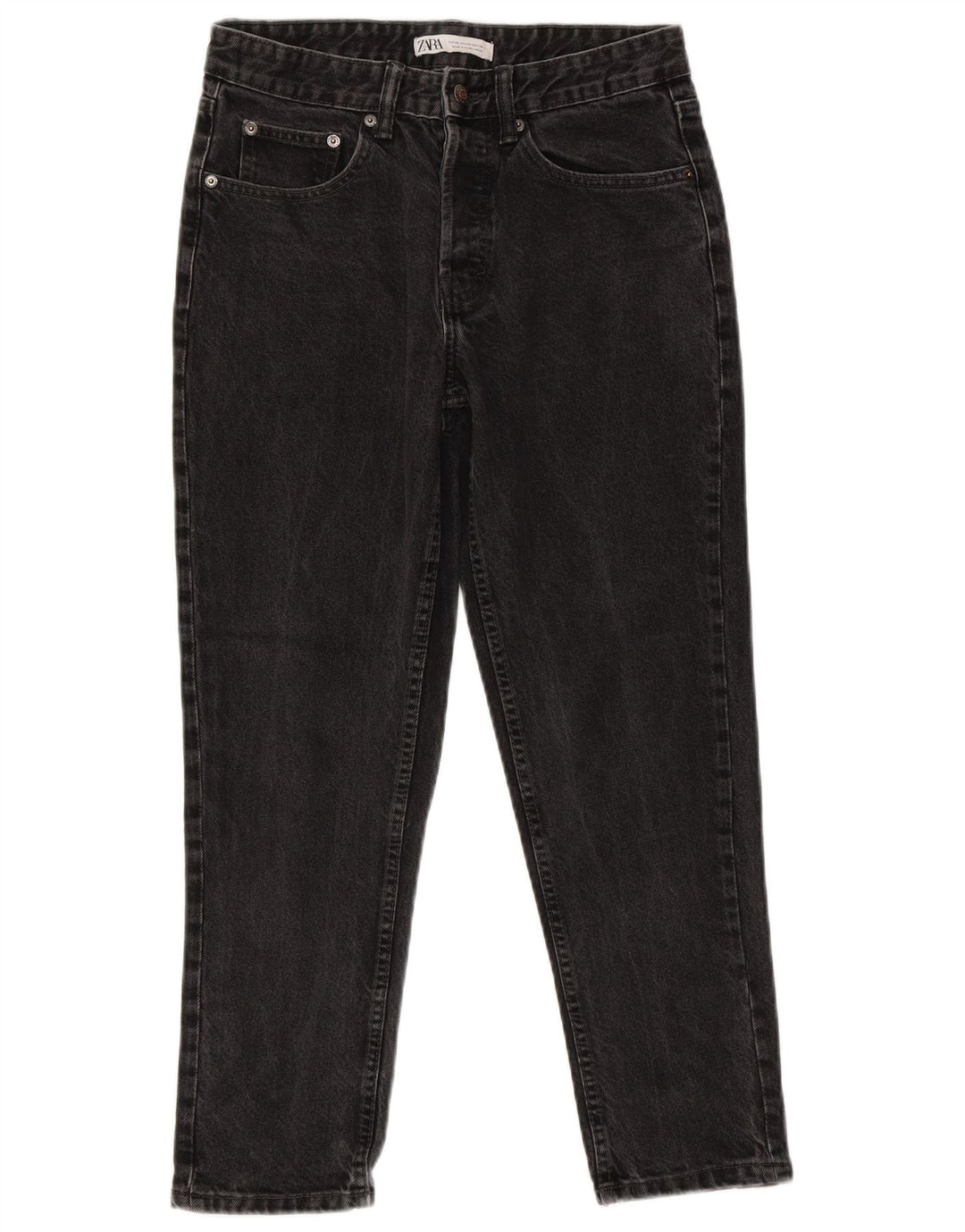 Мужские узкие джинсы Zara EU 38 Small W30 L26 Серый хлопок