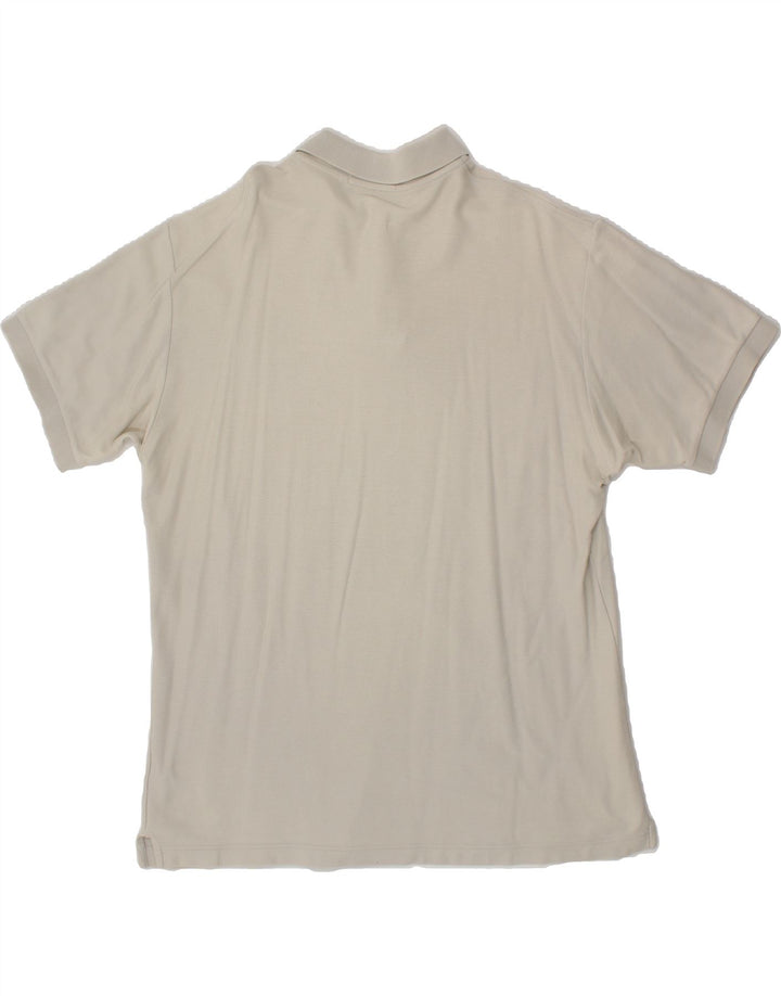FILA Mens Polo Shirt IT 54 XL Beige Vintage Fila and Second-Hand Fila from Messina Hembry 