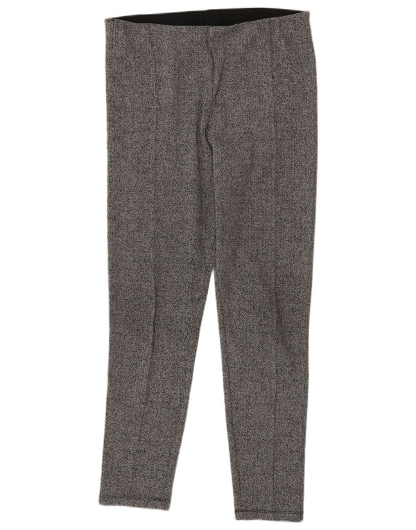 Zara Женские повседневные узкие брюки с высокой талией XL W32 L28 Серый полиэстер